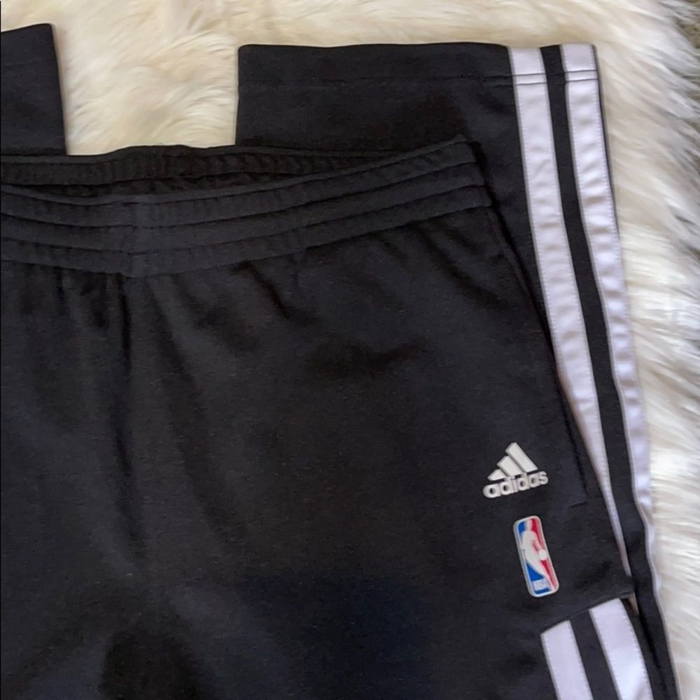 Adidas NBA Brooklyn Nets Track Pants Boys Large - Picture 8 of 16